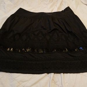 Women's formal sequin skirt